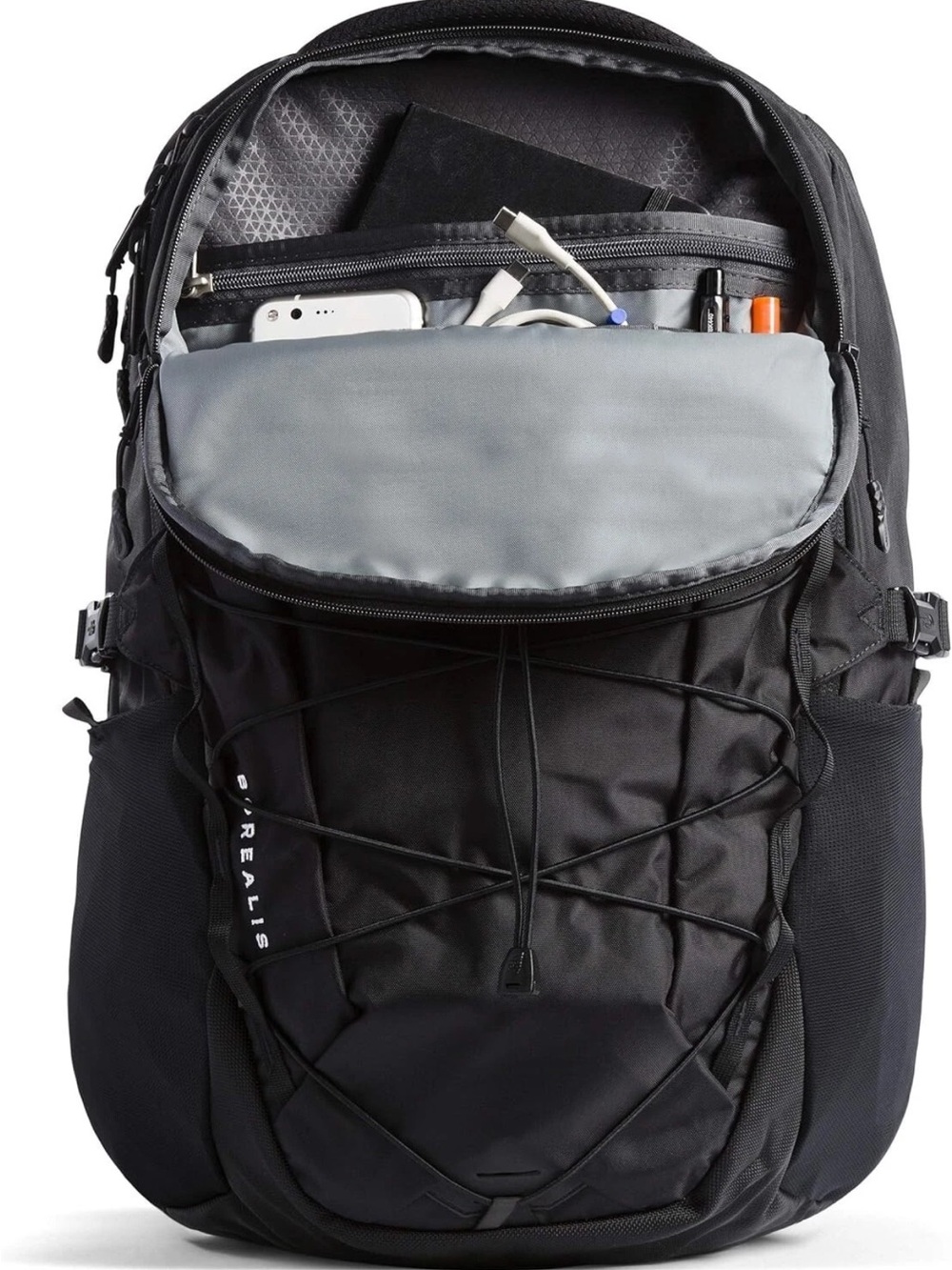 THE NORTH FACE UNISEX BOREALIS BACKPACK TNF BLACK - Picture 2 of 6